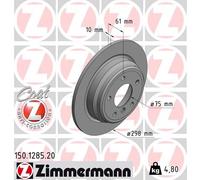2 x ZIMMERMANN 150.1285.20 Disco freno per BMW