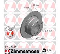 2 x ZIMMERMANN 150.1287.20 Disco freno per BMW