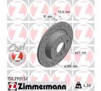 2x ZIMMERMANN 150.2931.52 Sport Coat Z Disco freno per BMW X1 (F48) X2 (F39)