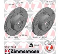 ZIMMERMANN 150.3403.53 Disco freno