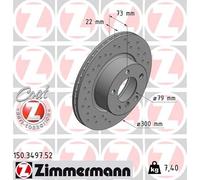 ZIMMERMANN Disco freno