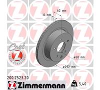 ZIMMERMANN 200.2523.20 Disco freno