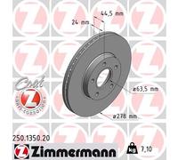 ZIMMERMANN 250.1350.20 Disco freno