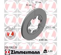 ZIMMERMANN 250.1382.20 Disco freno
