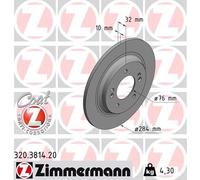 2 x ZIMMERMANN 320.3814.20 Disco freno per HYUNDAI,HYUNDAI (BEIJING),KIA,KIA (DY