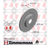 ZIMMERMANN 370.4402.20 Disco freno