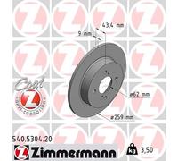 ZIMMERMANN 540.5304.20 Disco freno