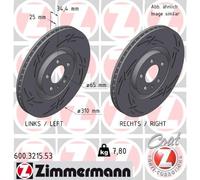 ZIMMERMANN 600.3215.53 Disco freno