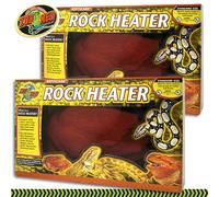 2 X Zoo Med ReptiCare® Rock Heater Riscaldatore Per Rettili E Anfibi 10 W
