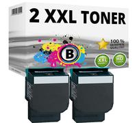 2 XL TONER Per LEXMARK CS317DN CS417DN CS517DE CX317DN CX417DE CX517DN