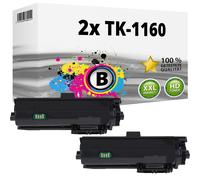 2 XXL INCHIOSTRO TONER TK-1160 Per Kyocera Mita ECOSYS P2040 DN P2040 DW 1T