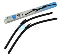 2 YOU.S Anteriore Tergicristallo 600/600 Mm Per IVECO DAILY VI - NUOVO