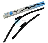 2 You.S Originale Tergicristalli Frontale 600+400 MM per Peugeot 301 -