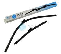 2 YOU.S Spazzole Tergicristallo Anteriori 700/400 Mm Per VW SHARAN (7N) - NUOVO