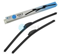 2 YOU.S Spazzole Tergicristallo Set 600 + 475 Mm Per TOYOTA RAV 4 II