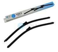 2 You.S Tergicristalli Frontale 530+530 MM per Skoda Roomster/Pratico