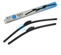 2 You.S Tergicristalli Frontale 580+500 MM per Hyundai Equus / Centennial -