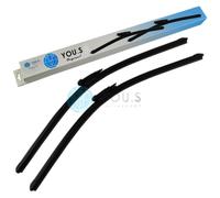 2 You.S Tergicristalli Frontale 580+580mm per Saab 9-3 Cabriolet (YS3F)