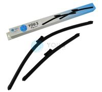 2 You.S Tergicristalli Frontale 600+380 MM per Skoda Rapid / Spaceback ( Nh _)