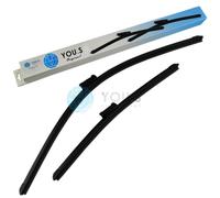 2 You.S Tergicristalli Frontale 600+400 MM per Fiat Doblo (263) - Nuovo