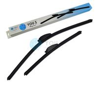 2 You.S Tergicristalli Frontale 600+400 MM per Mitsubishi Lancer VIII /