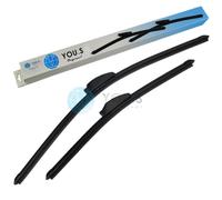 2 You.S Tergicristalli Frontale 600+450 MM per Dacia Duster/Scatola - Nuovo