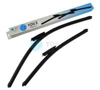 2 You.S Tergicristalli Frontale 600+450 MM per Renault Megane II Berlina