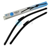 2 You.S Tergicristalli Frontale per Land Rover Freelander 2 (L359) -