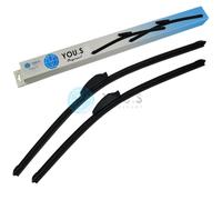 2 You.S Tergicristalli Frontale 600+530mm per Peugeot 406/406 Break -