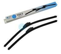 2 You.S Tergicristalli Frontale 600+550mm per Chevrolet Zafira (F75) -