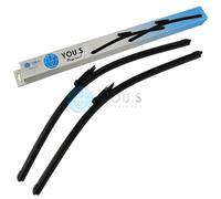 2 You.S Tergicristalli Frontale 600+575 MM per Alpina / BMW - 61610421055 -