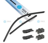 2 You.S Tergicristalli Frontale 640/380 MM per Opel Corsa E (X15) - AM466S