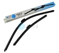 2 You.S Tergicristalli Frontale 650+425 MM per Peugeot 207/207 Cc / 207 Sw