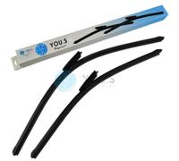 2 You.S Tergicristalli Frontale 650+550 MM per Renault Grand Scénic II
