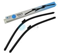 2 You.S Tergicristalli Frontale 650+575 MM per Opel Meriva B Monovolume S10