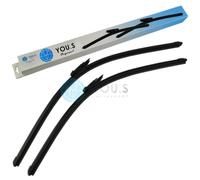 2 You.S Tergicristalli Frontale 650+600 MM per Audi VW Mercedes - 3397007215