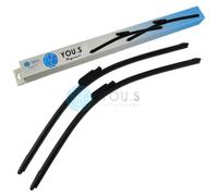 2 You.S Tergicristalli Frontale 650+650 MM per Seat Toledo III (5P2)