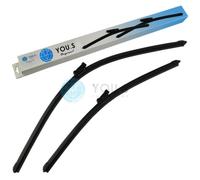 2 You.S Tergicristallo Anteriore Frontale 650+500 MM per Audi Q7 (4M)