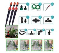 2 zone WIFI TUYA Smart Home Garden Automer Timer Sensor Irrigation Sprinkler,Multiuso(Mist and driping set)