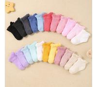 20/10/5/1 Calzini corti con pizzo e volant di colore casuale, design a bolle morbido, non stringono le caviglie del bambino, appositamente progettati per bambine. I calzini sono realizzati in morbido 
