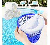 20/10 pezzi/2 pezzi Calze per filtri per piscina, cestelli per filtri e pulitori per rimuovere detriti e foglie dal fondo e dalla superficie della piscina, mantenere l'acqua pulita, attrezzi per la pu