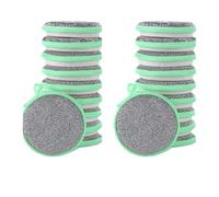 20/10 pezzi di spugna for lavare i piatti, spugne lavabili riutilizzabili, doppio lato, magiche for, cose utili for la cucina(20PC Green)