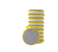 20/10 pezzi di spugna for lavare i piatti, spugne lavabili riutilizzabili, doppio lato, magiche for, cose utili for la cucina(10PC Yellow)