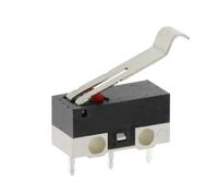 20/100/1000 pezzi Interruttore di finecorsa a 3 pin SPDT Interruttore a pulsante momentaneo 1A/125V Interruttore del mouse con maniglia a rullo(BENT HANDLE,1000PCS)