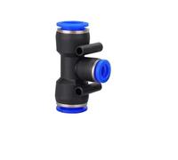 20/100/500/1000 pezzi PE Connettori pneumatici Raccordo rapido 4 mm 6 mm 8 mm 10 12 mm Tee 3 vie Tubo in plastica(PEG 12-10,500Pcs)