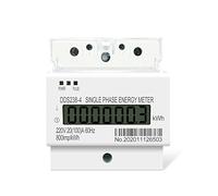 20 (100) A 60HZ Monofase Din Rail KWH Wattora Din-rail Energy Meter LCD