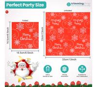 20-100 Serviettes Di Carta 2-Ply Riciclabili Tovaglioli Per Feste Di Natale