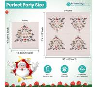 20-100 Serviettes Di Carta 2-Ply Riciclabili Tovaglioli Per Feste Di Natale