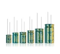 20-100Pcs Aluminum Electrolytic Capacitor High Frequency Low 100V 47UF 100UF 220UF 330UF 470UF 1000UF EKFBQBGW(100V330UF-1-50PCS)