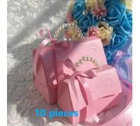 20/10pcs Piccolo/Grande Portatile Festa Bomboniera Creativo Manico Candy Boxes